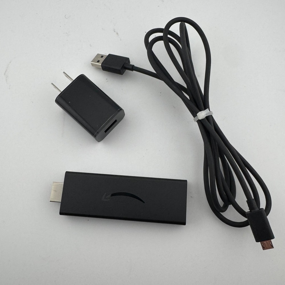 Amazon Fire TV Stick Lite S3L46N Black Streaming Media Player with Power Cord